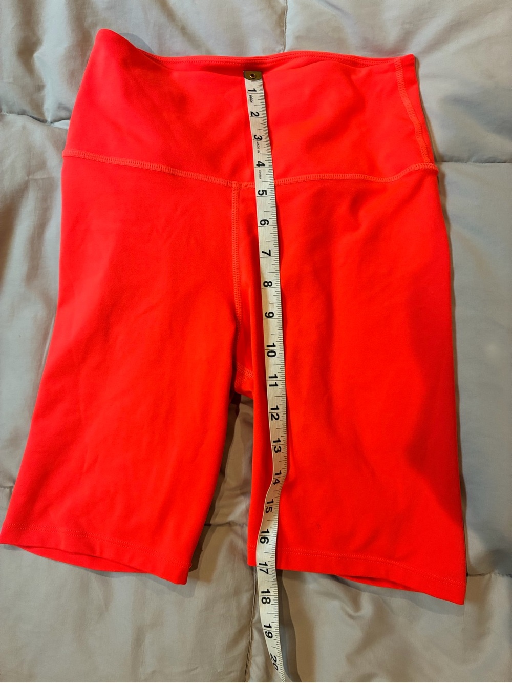Carbon38 Neon Coral Bike Shorts